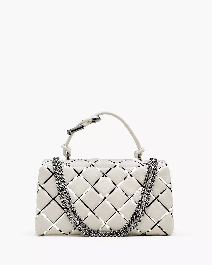 THE BI-COLOR
QUILTED DUAL CONVERTIBLE SHOULDER BAG MEDIUM